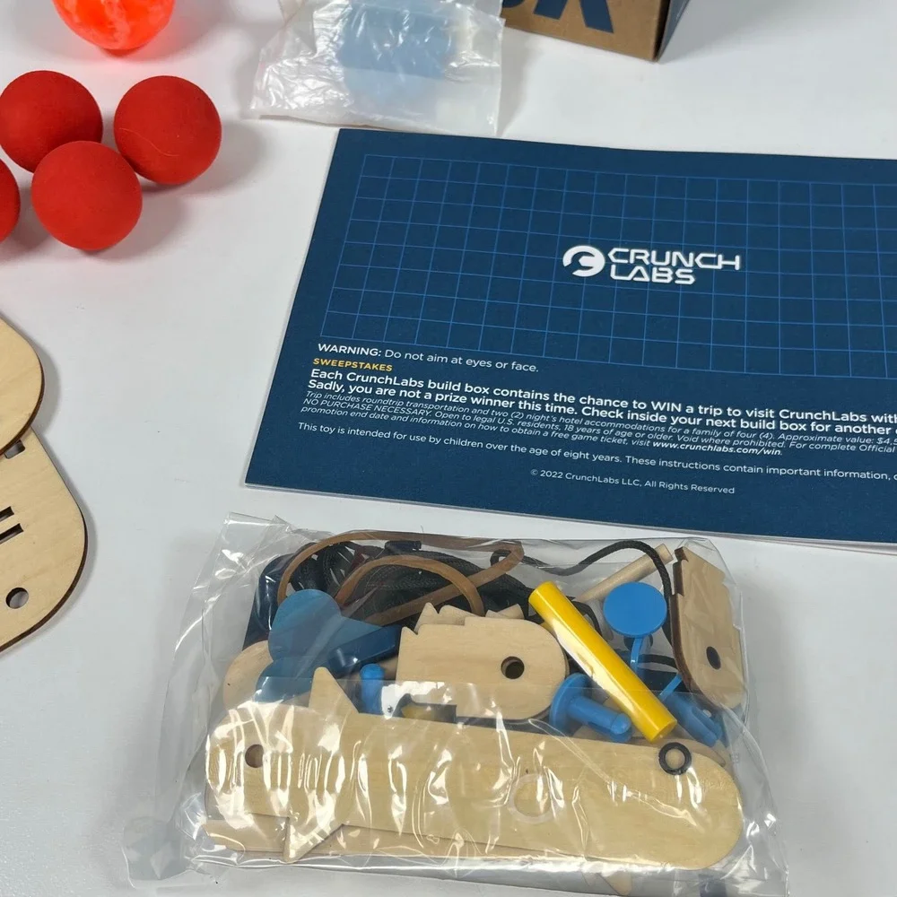 Crunch Labs Build Box Tripwire STEM Kit Mark Rober Engineering - PARTS ONLY READ